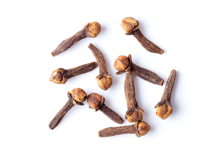 clove against white background