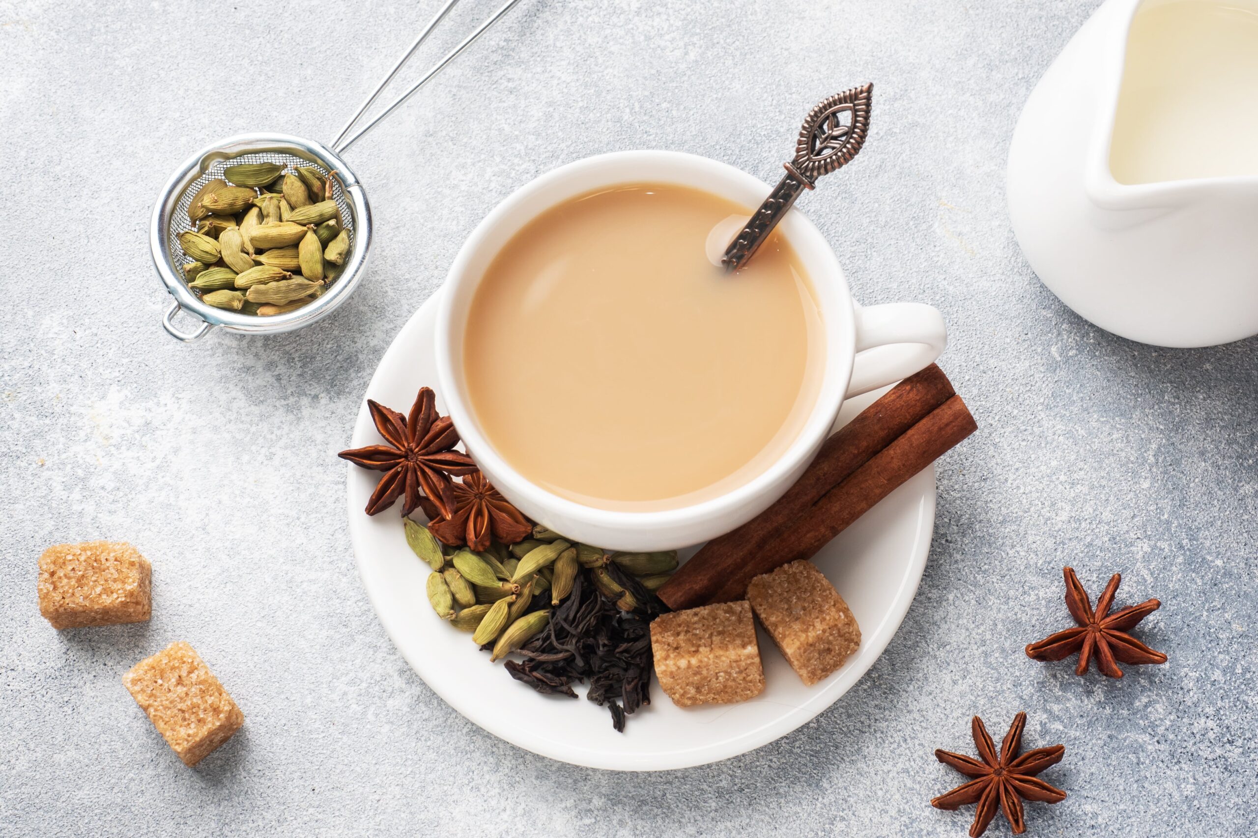 Masala chai ingredients