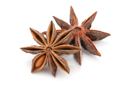 star anise in masala chai.
